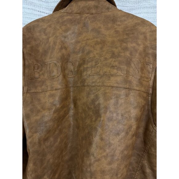 NWT BDG Sean Faux Leather Harrington Jacket XS - Picture 4 of 4
